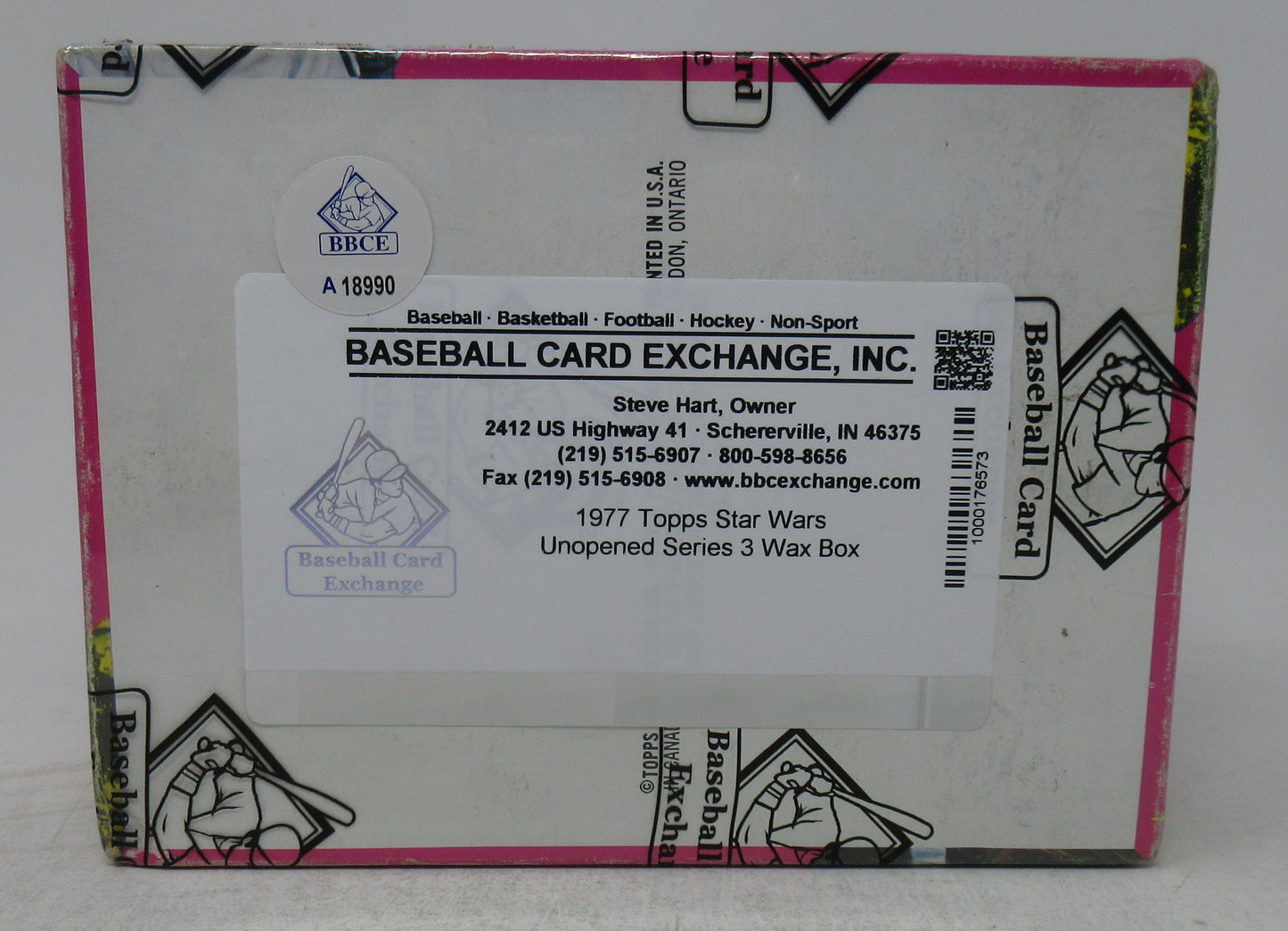 1977 Topps Star Wars Unopened Series 3 Wax Box (BBCE) (A18990)