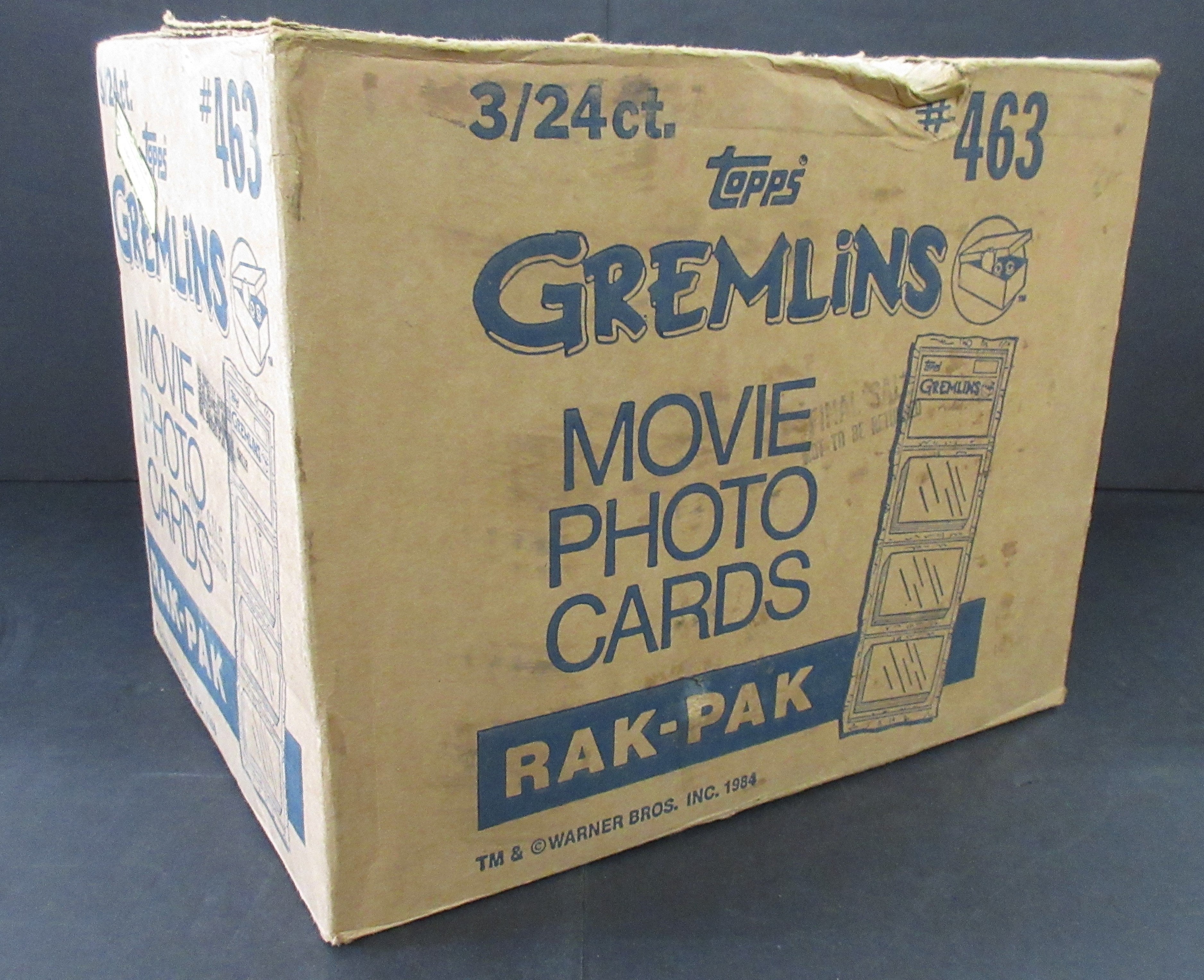 1984 Topps Gremlins Rack Case (3 Box)