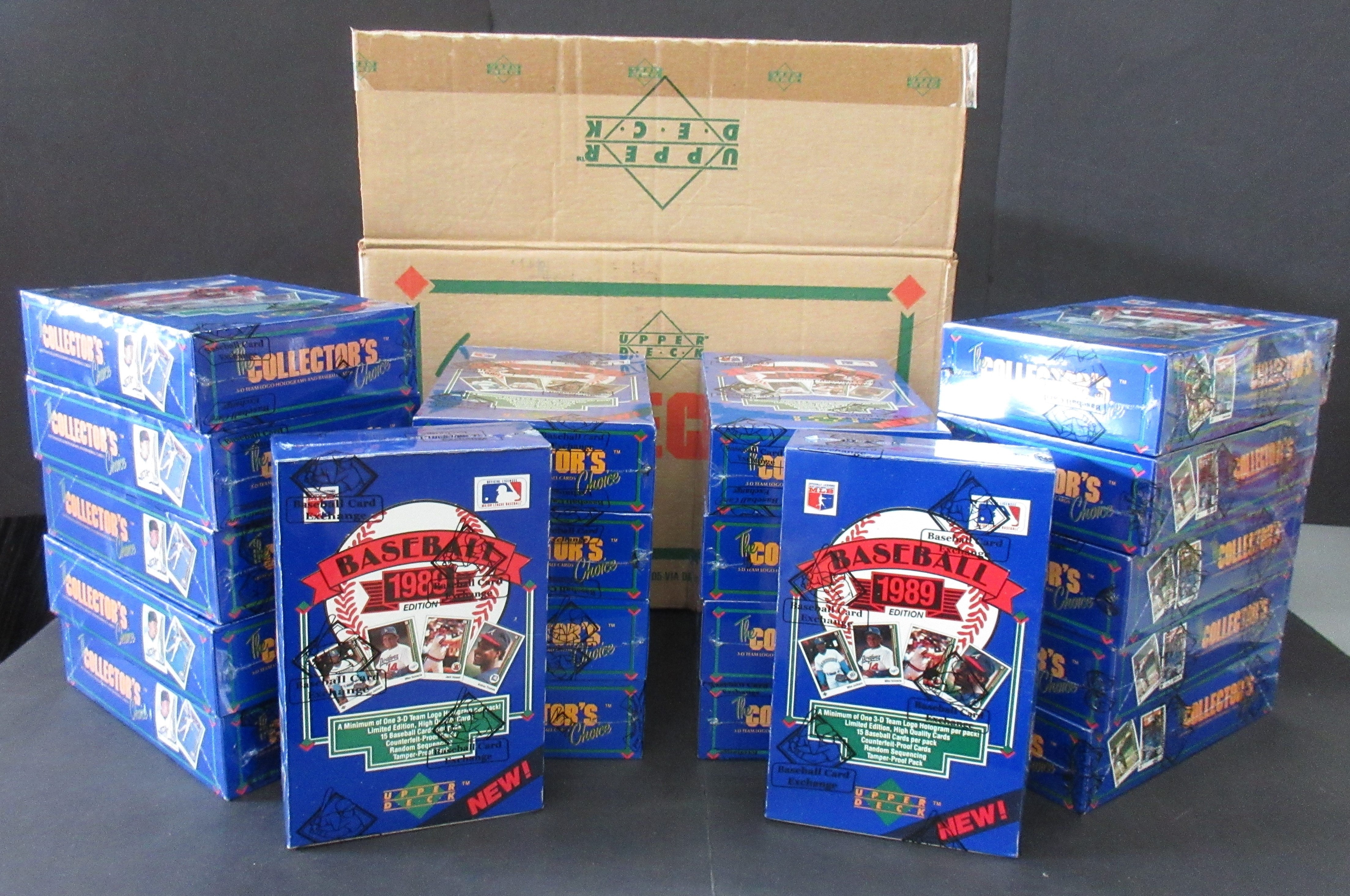 1989 Upper Deck Baseball Low Series Case (20 Box) (BBCE) (B)