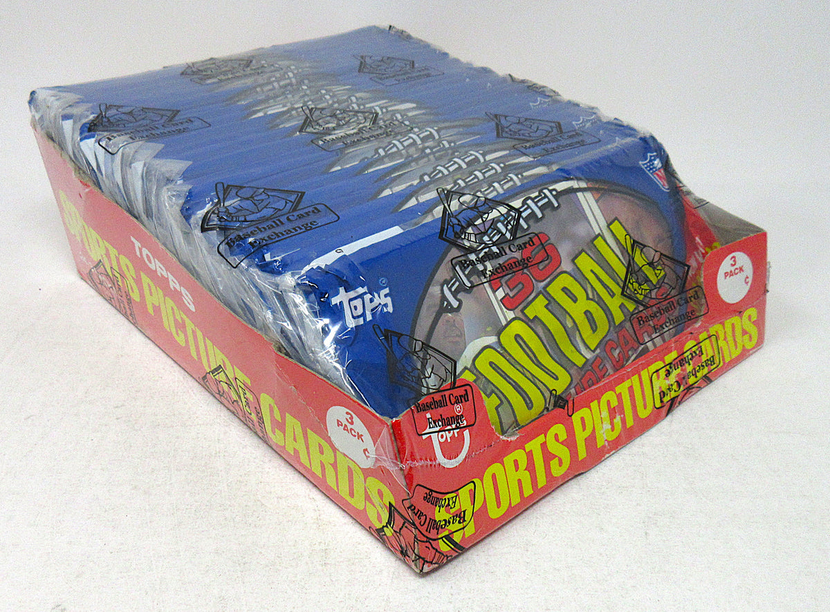 1984 Topps Football Unopened Grocery Rack Pack Box (BBCE) (A19213)