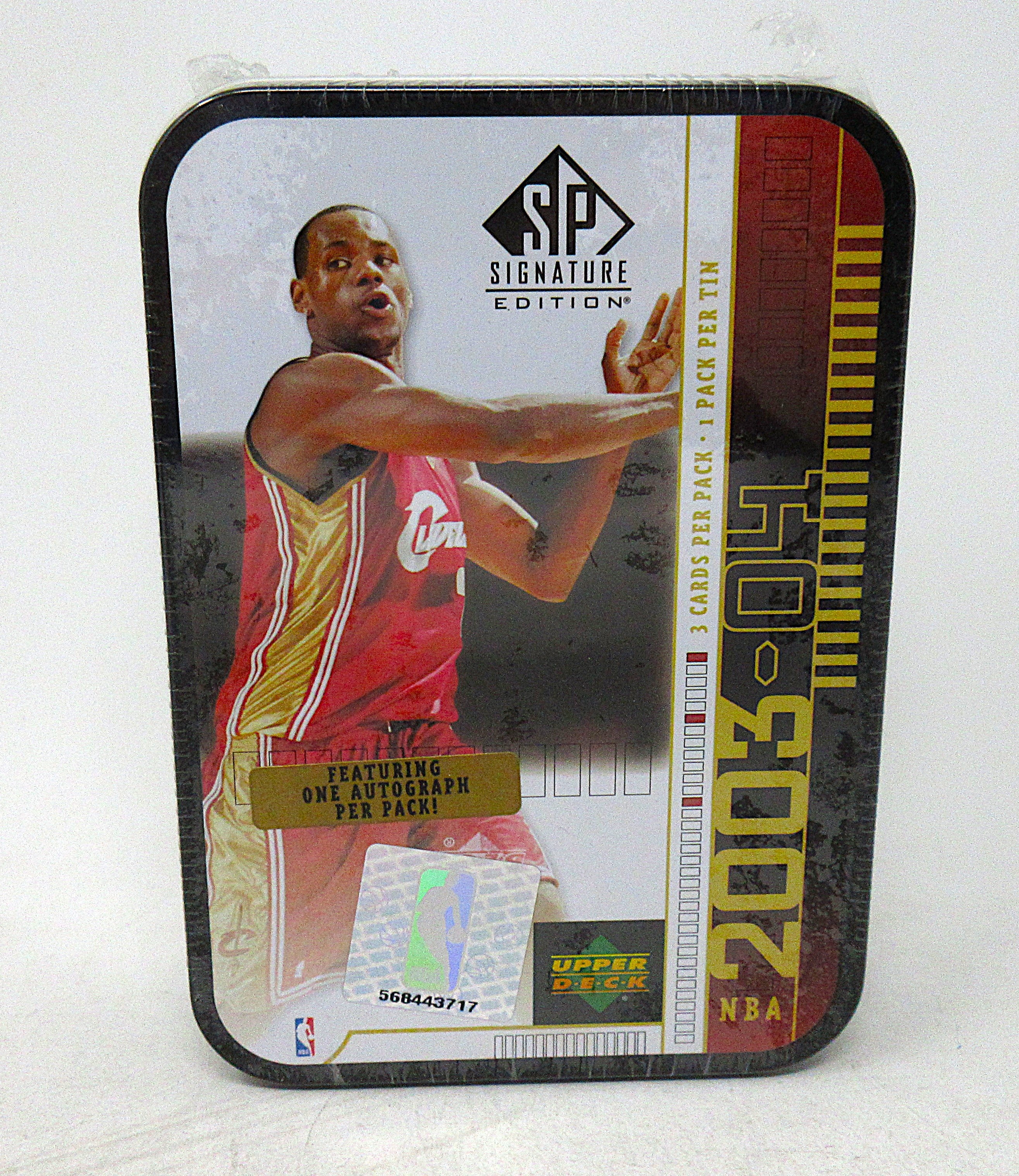 2003/04 Upper Deck SP Signature Edition Basketball Box (Tin) (Hobby) (LeBron/Gold)