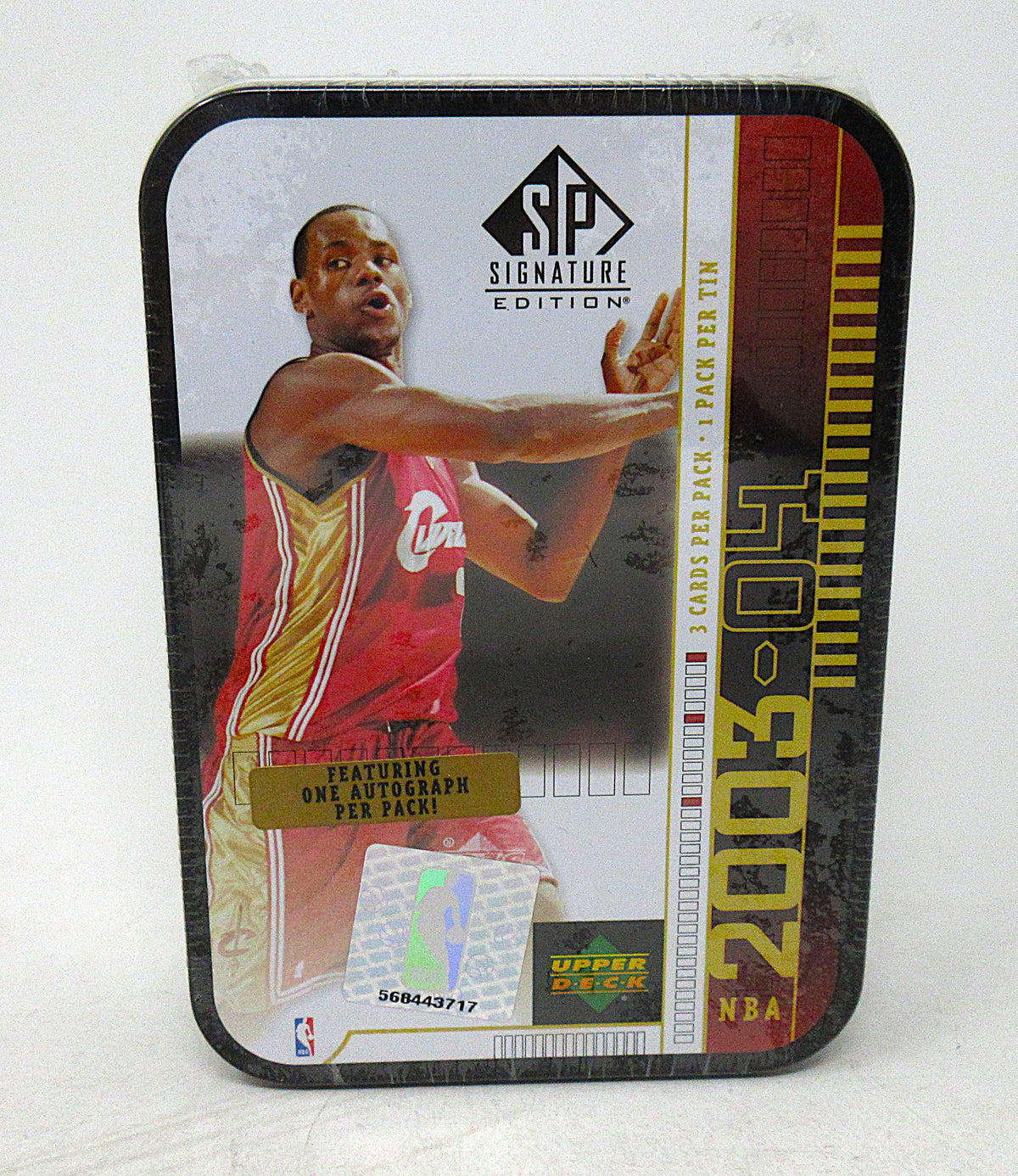 2003/04 Upper Deck SP Signature Edition Basketball Box (Tin) (Hobby) (LeBron/Gold)