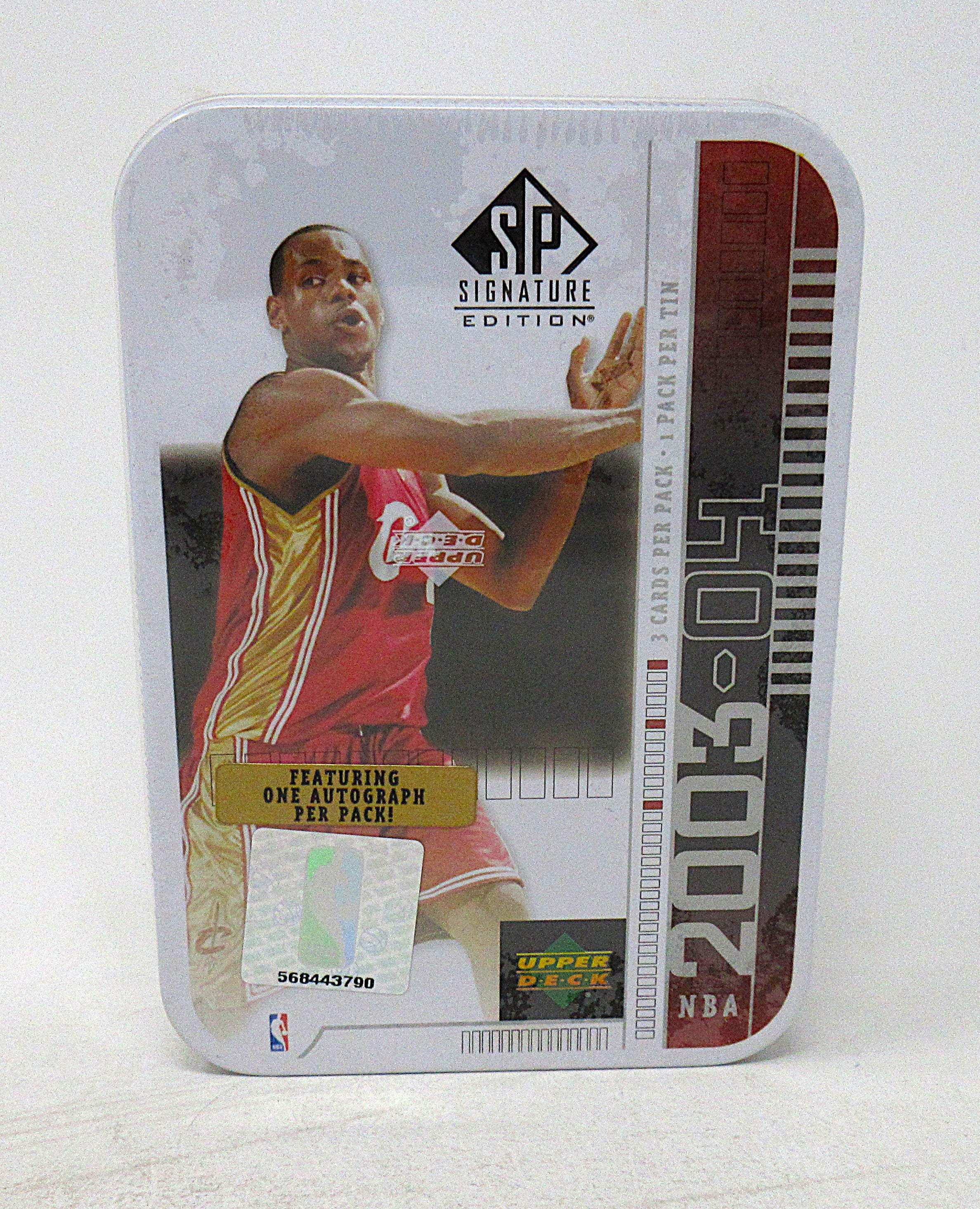 2003/04 Upper Deck SP Signature Edition Basketball Box (Tin) (Hobby) (LeBron/White)