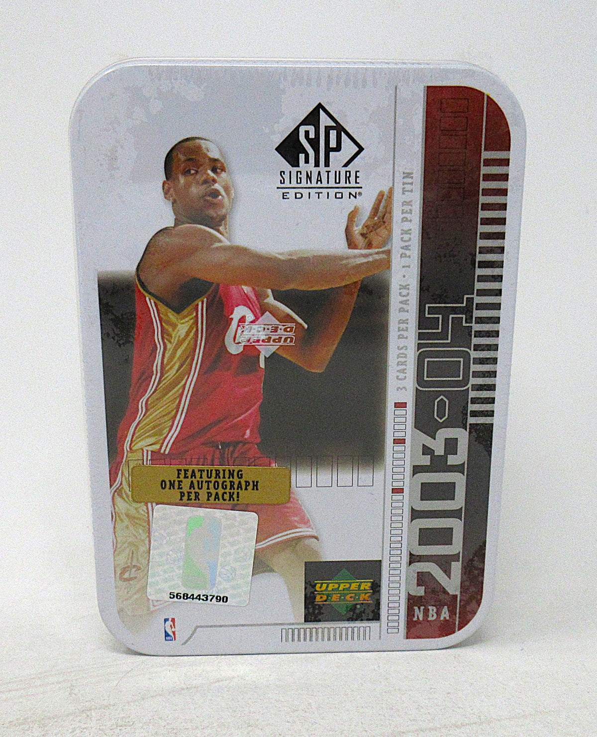 2003/04 Upper Deck SP Signature Edition Basketball Box (Tin) (Hobby) (LeBron/White)