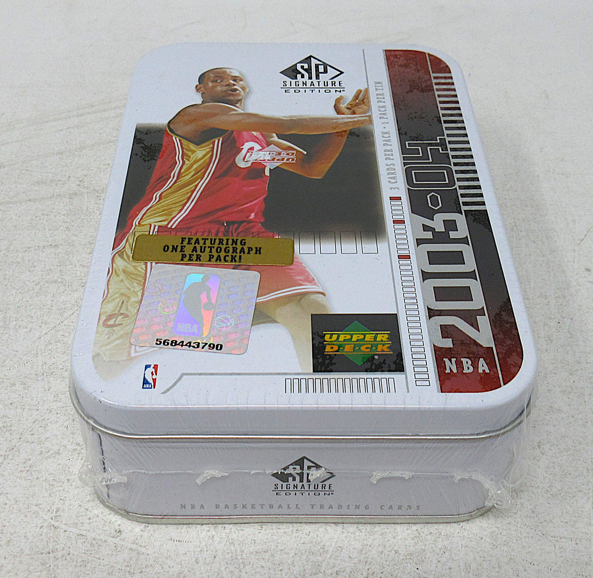 2003/04 Upper Deck SP Signature Edition Basketball Box (Tin) (Hobby) (LeBron/White)