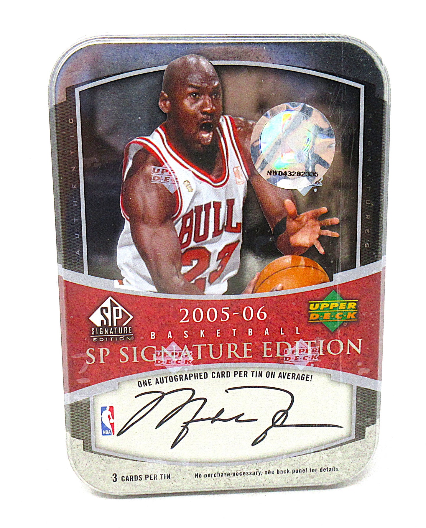 2005/06 Upper Deck SP Signature Edition Basketball Box (Tin) (Hobby) (Jordan) (27869)