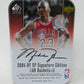 2004/05 Upper Deck SP Signature Edition Basketball Box (Tin) (Hobby) (Jordan) (27871)