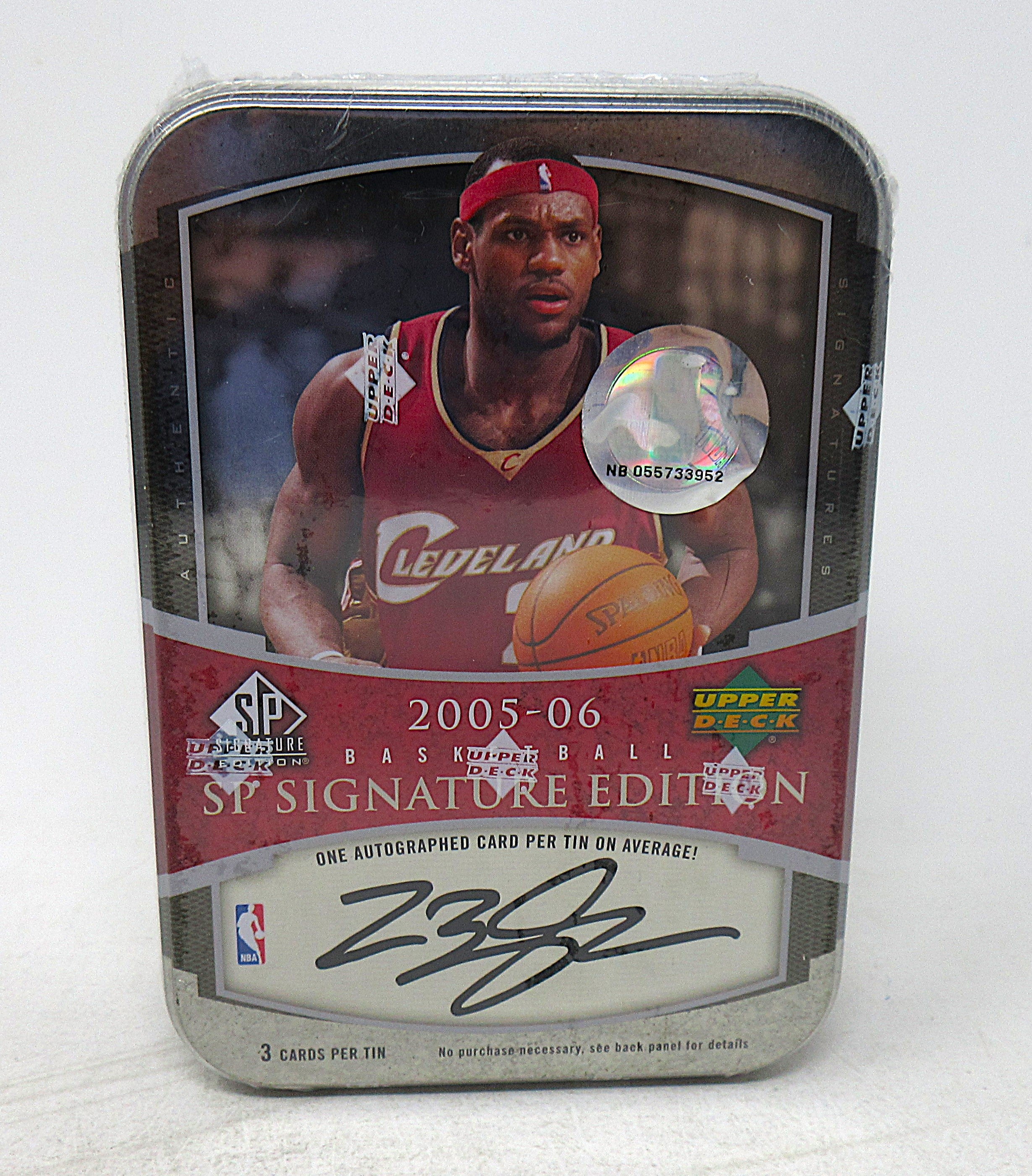 2005/06 Upper Deck SP Signature Edition Basketball Box (Tin) (Hobby) (Lebron) (27872)