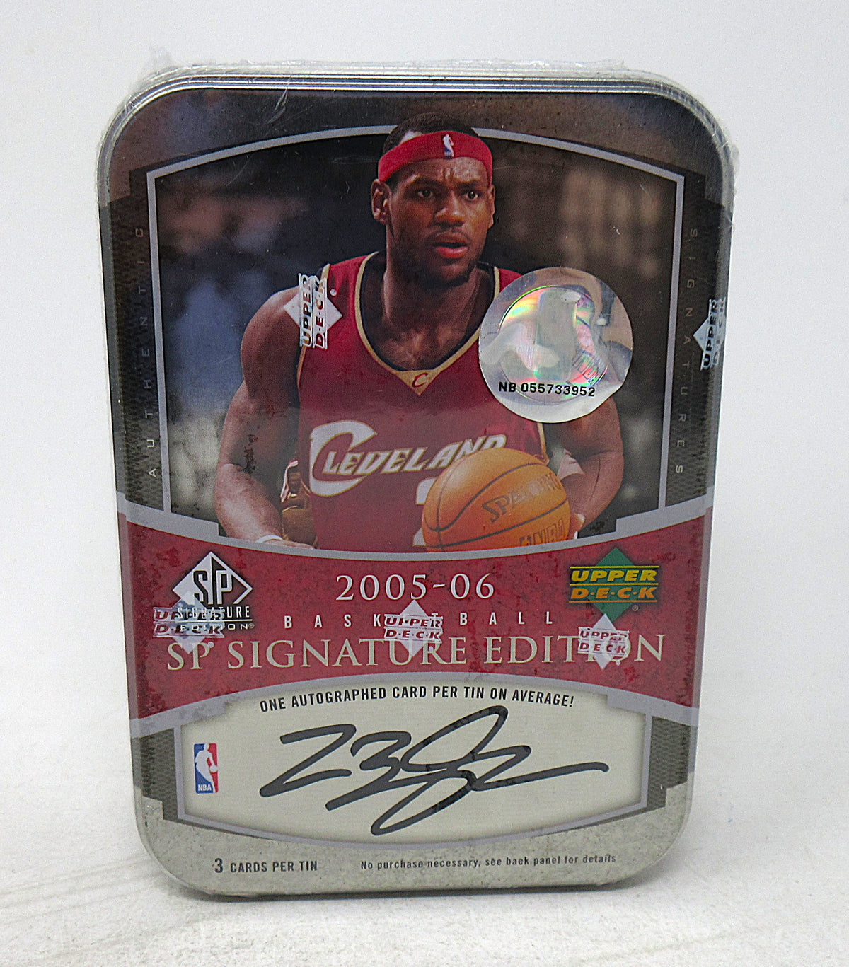 2005/06 Upper Deck SP Signature Edition Basketball Box (Tin) (Hobby) (Lebron) (27872)
