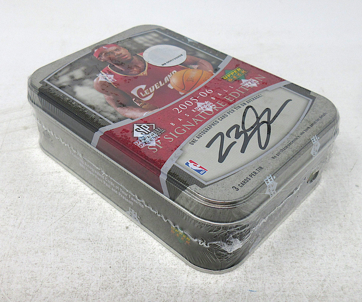 2005/06 Upper Deck SP Signature Edition Basketball Box (Tin) (Hobby) (Lebron) (27872)