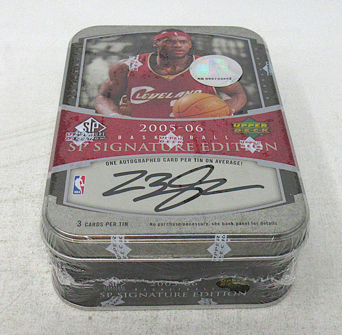 2005/06 Upper Deck SP Signature Edition Basketball Box (Tin) (Hobby) (Lebron) (27872)