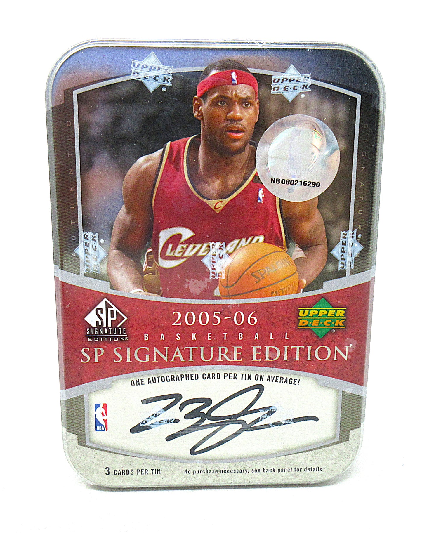 2005/06 Upper Deck SP Signature Edition Basketball Box (Tin) (Hobby) (Lebron) (27873)