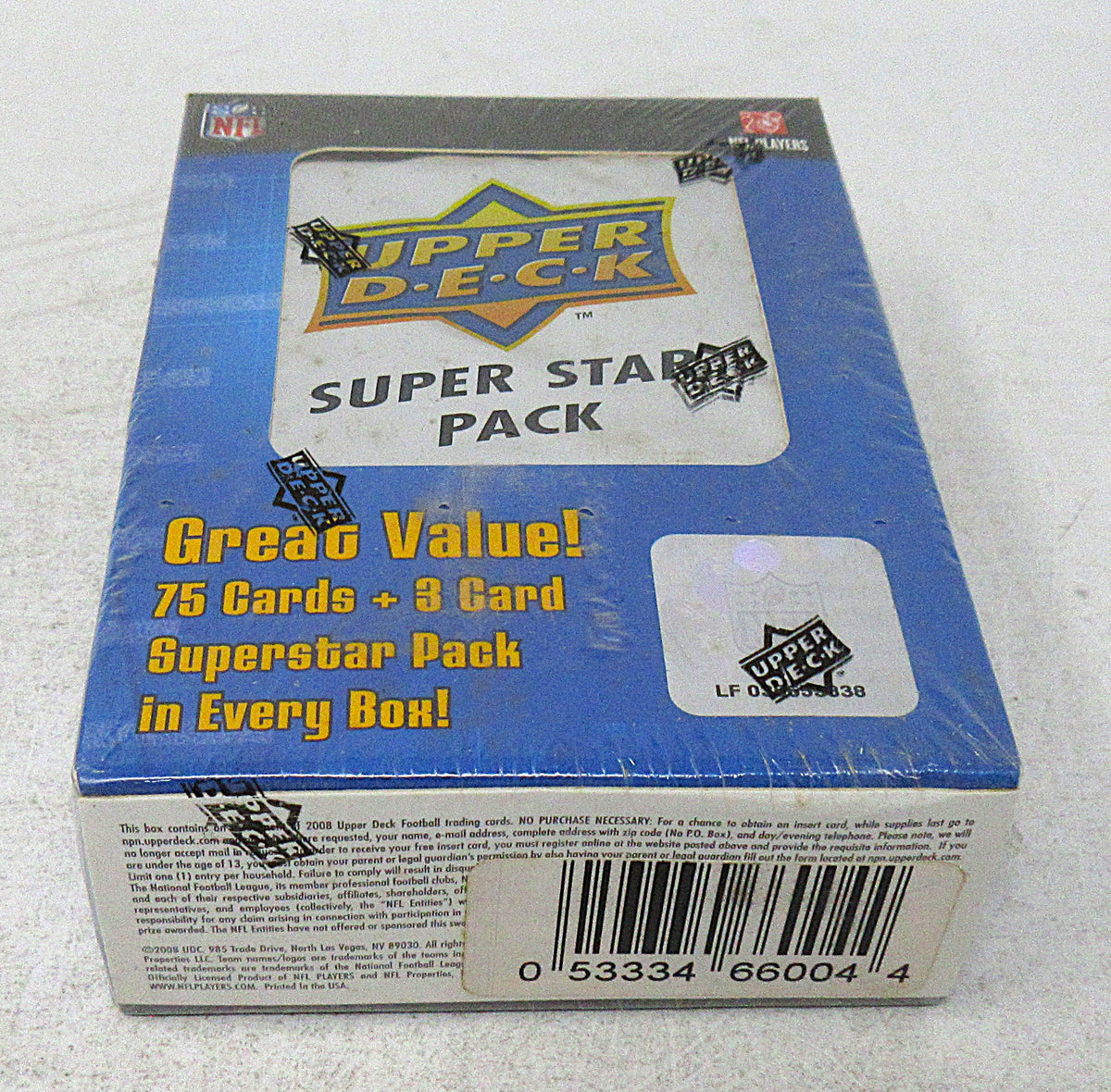 2008 Upper Deck Football Hanger Box (Super Star) (75+3)