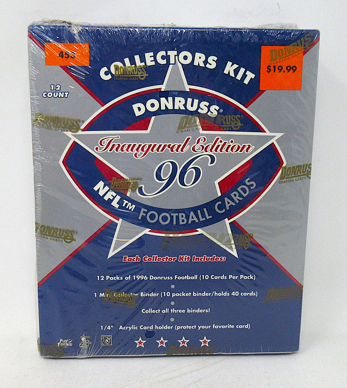 1996 Donruss Football Collectors Kit Box (12/10)
