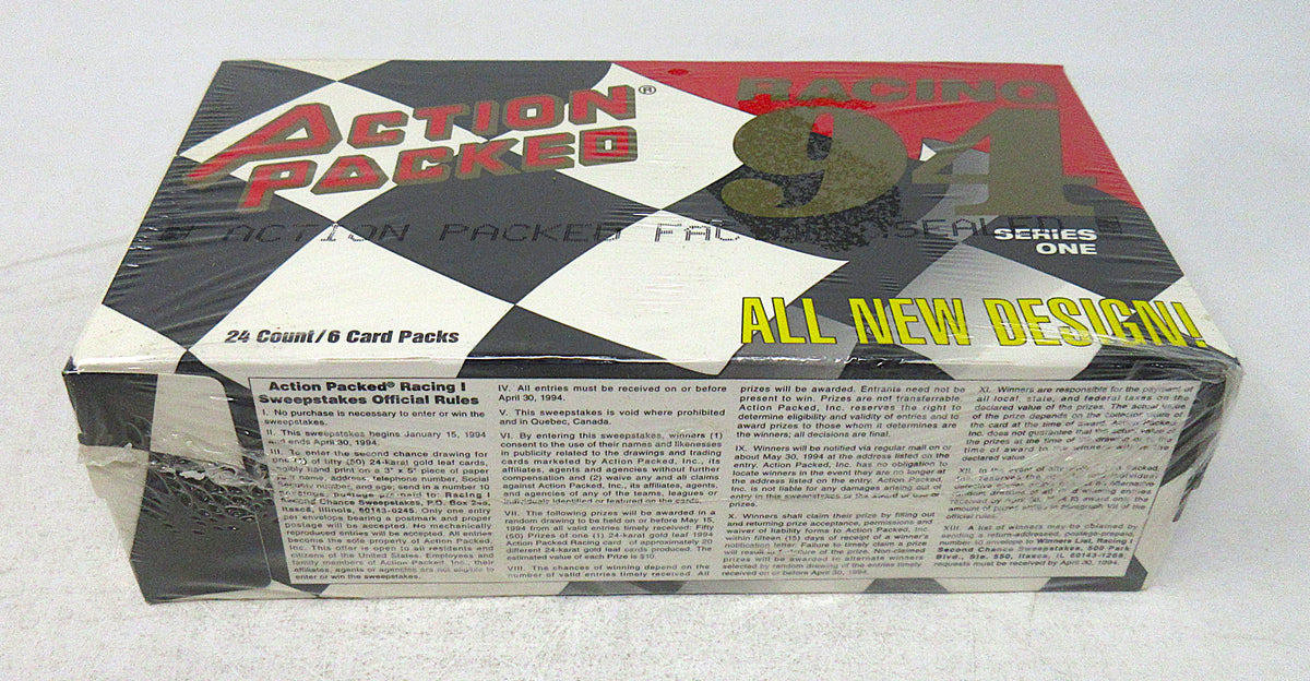 1994 Action Packed Racing Series 1 Box (24/6)