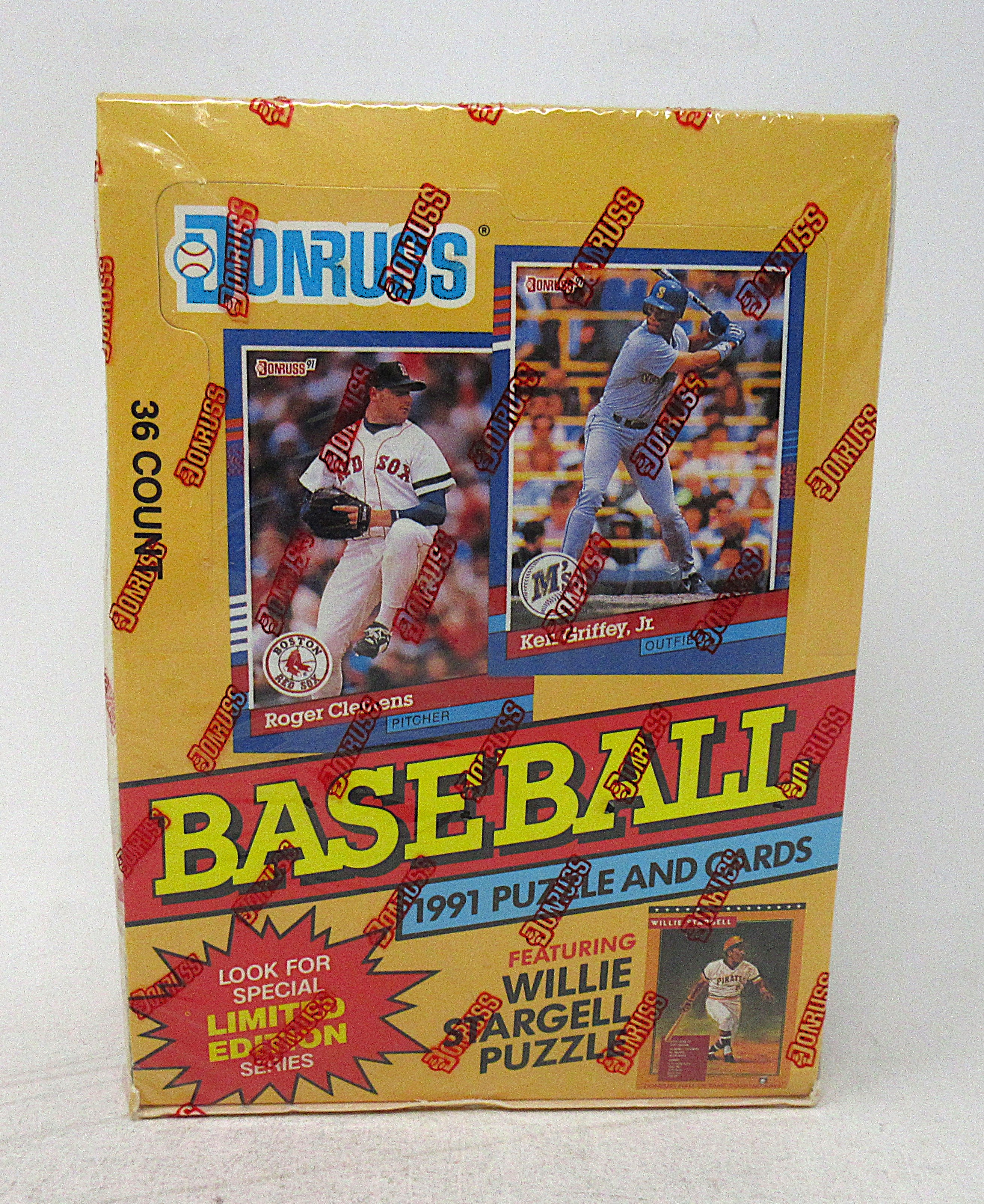 1991 Donruss Baseball Series 1 Wax Box (Canadian) (36/10)
