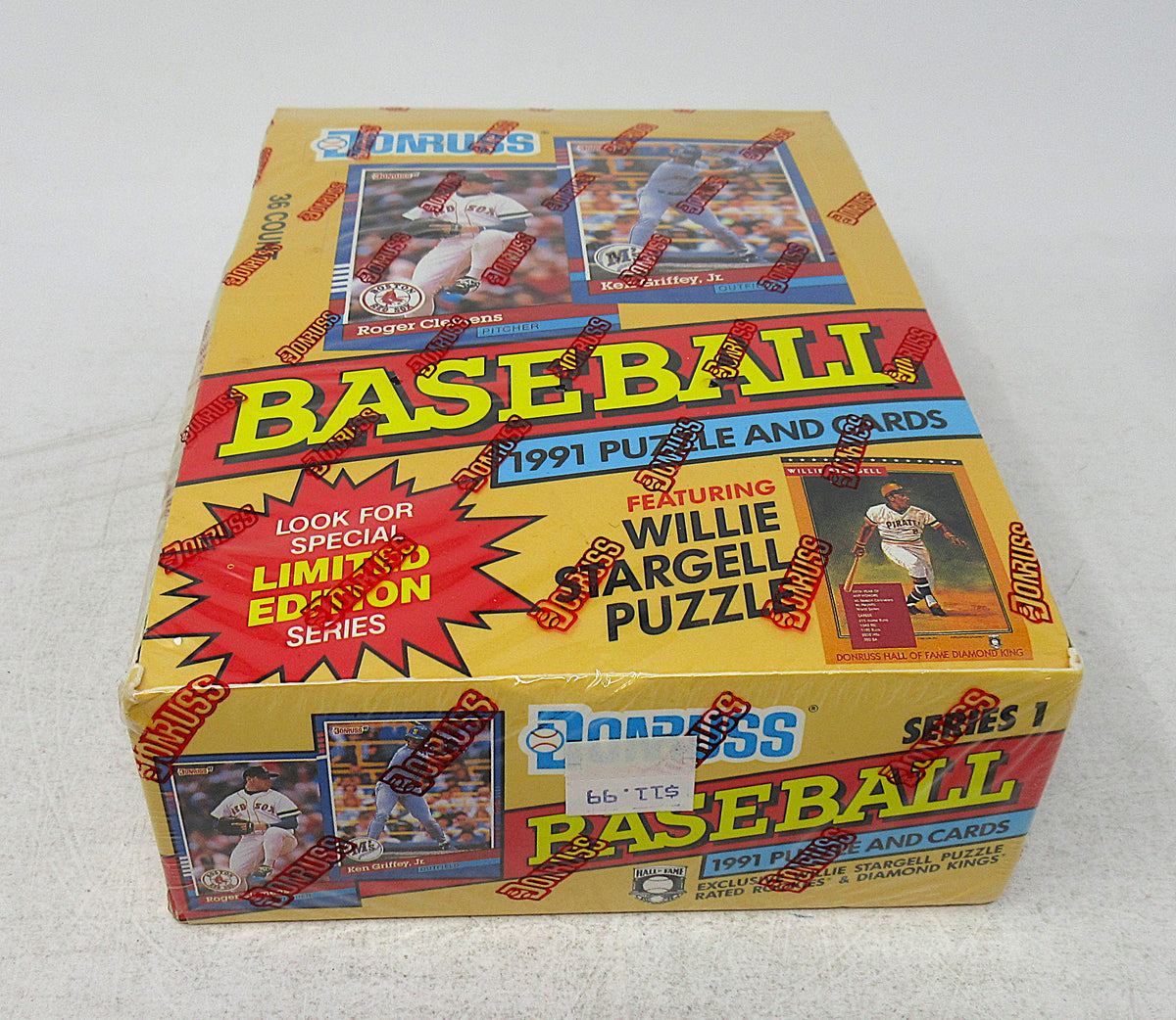1991 Donruss Baseball Series 1 Wax Box (Canadian) (36/10)
