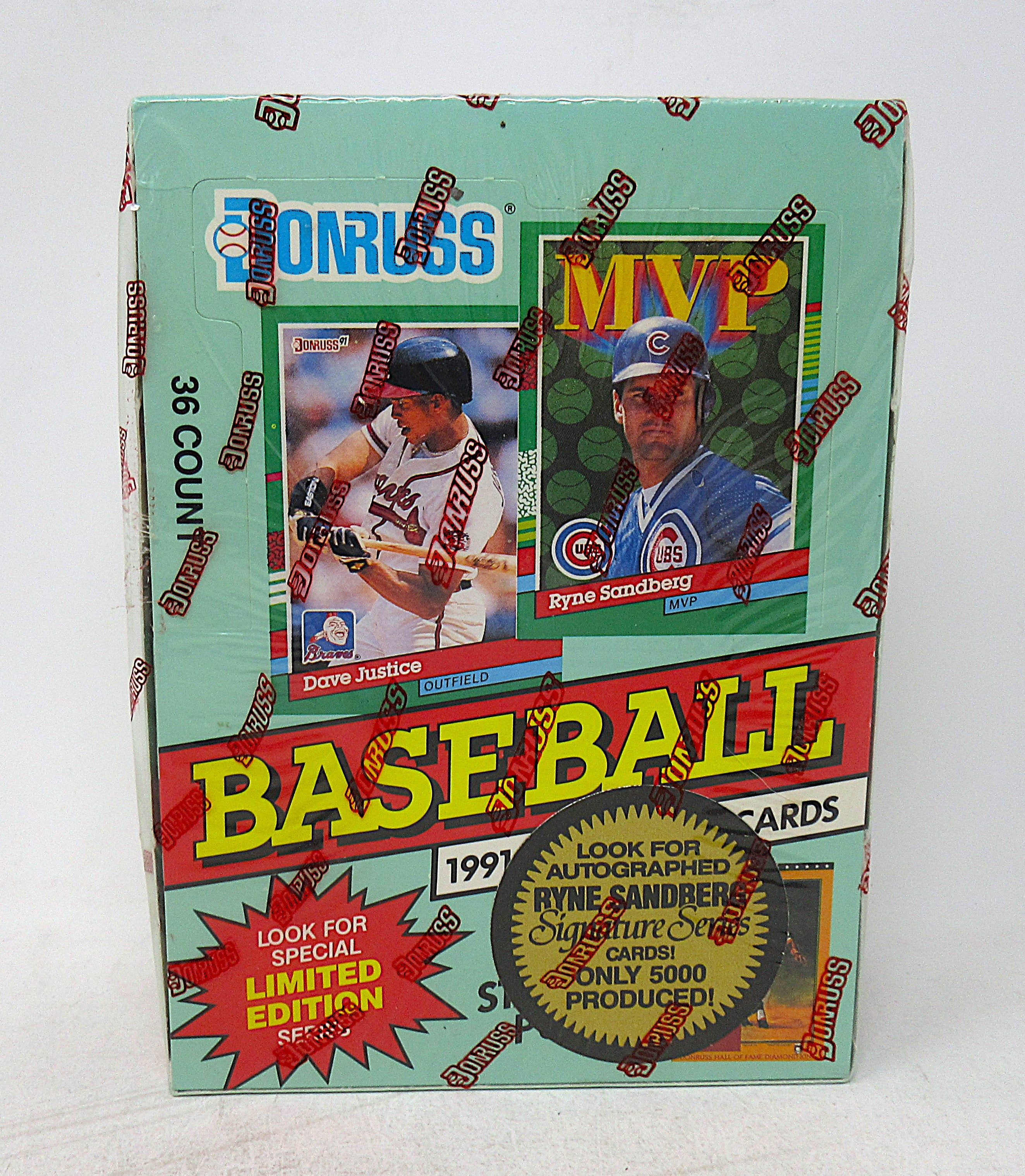 1991 Donruss Baseball Series 2 Wax Box (Canadian) (36/10)