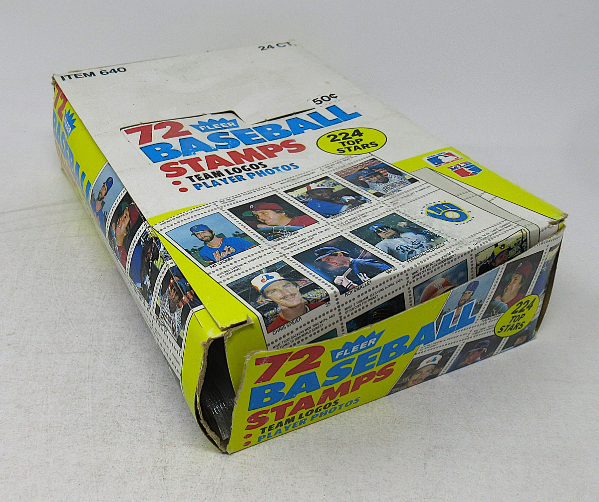 1983 Fleer Baseball Stamps Box (24/72)
