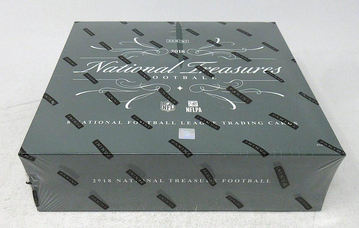 2018 Panini National Treasures Football Box (Hobby) (1/8) (Read)