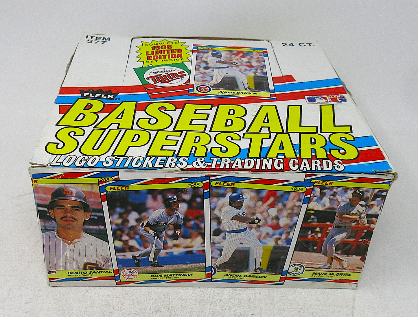 1988 Fleer Baseball Superstars Factory Set Box (24/44)