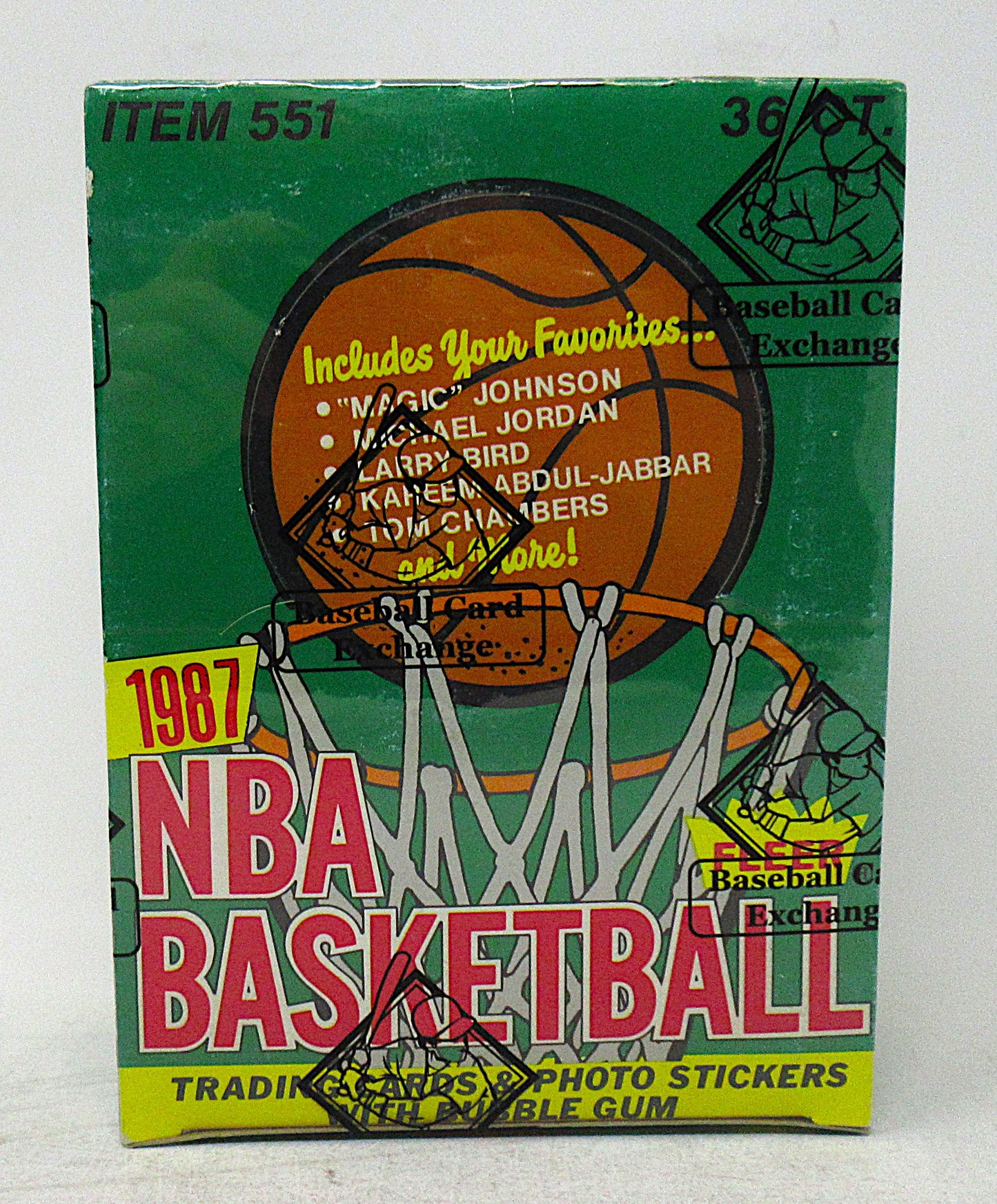 1987/88 Fleer Basketball Unopened Wax Box (BBCE) (X1637)