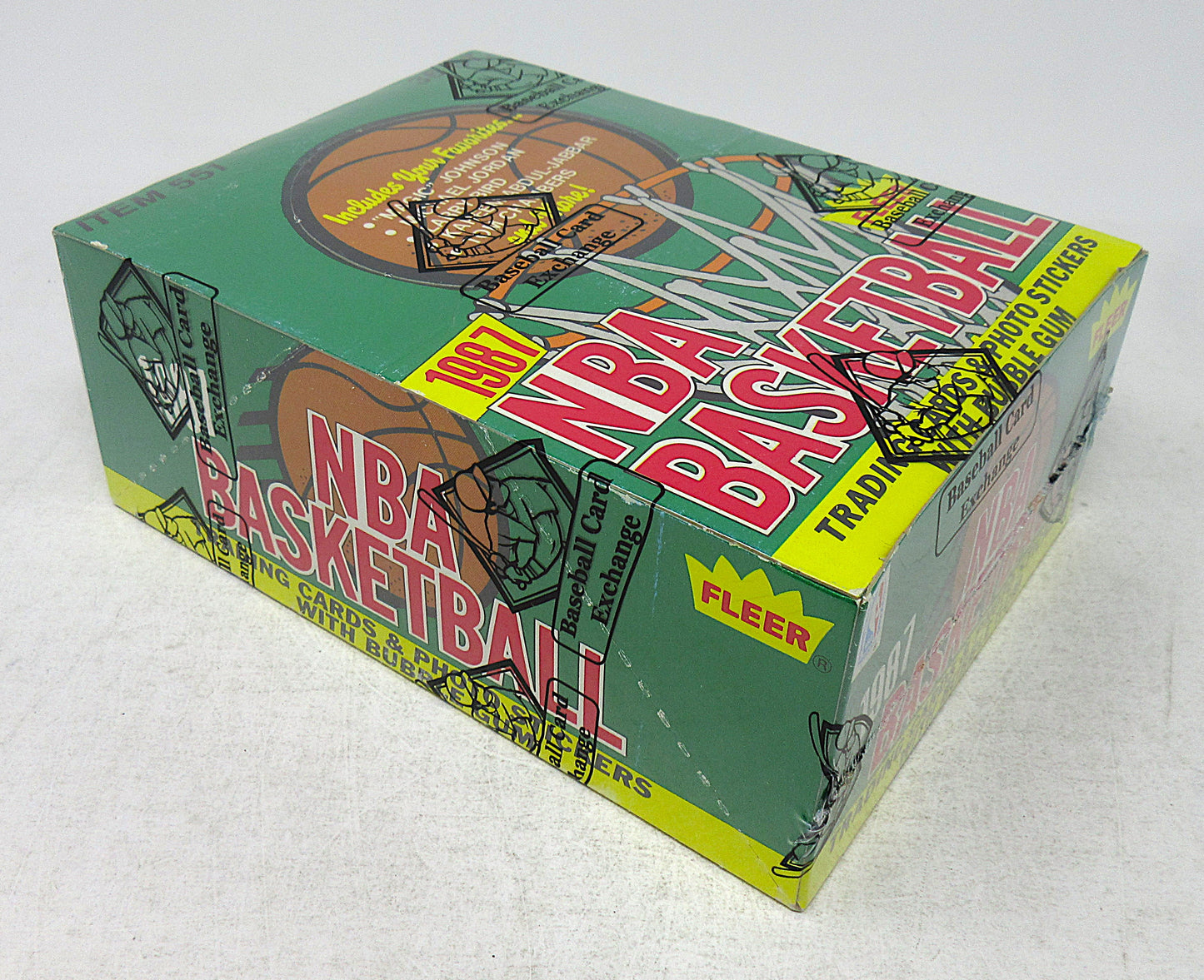 1987/88 Fleer Basketball Unopened Wax Box (BBCE) (X1637)