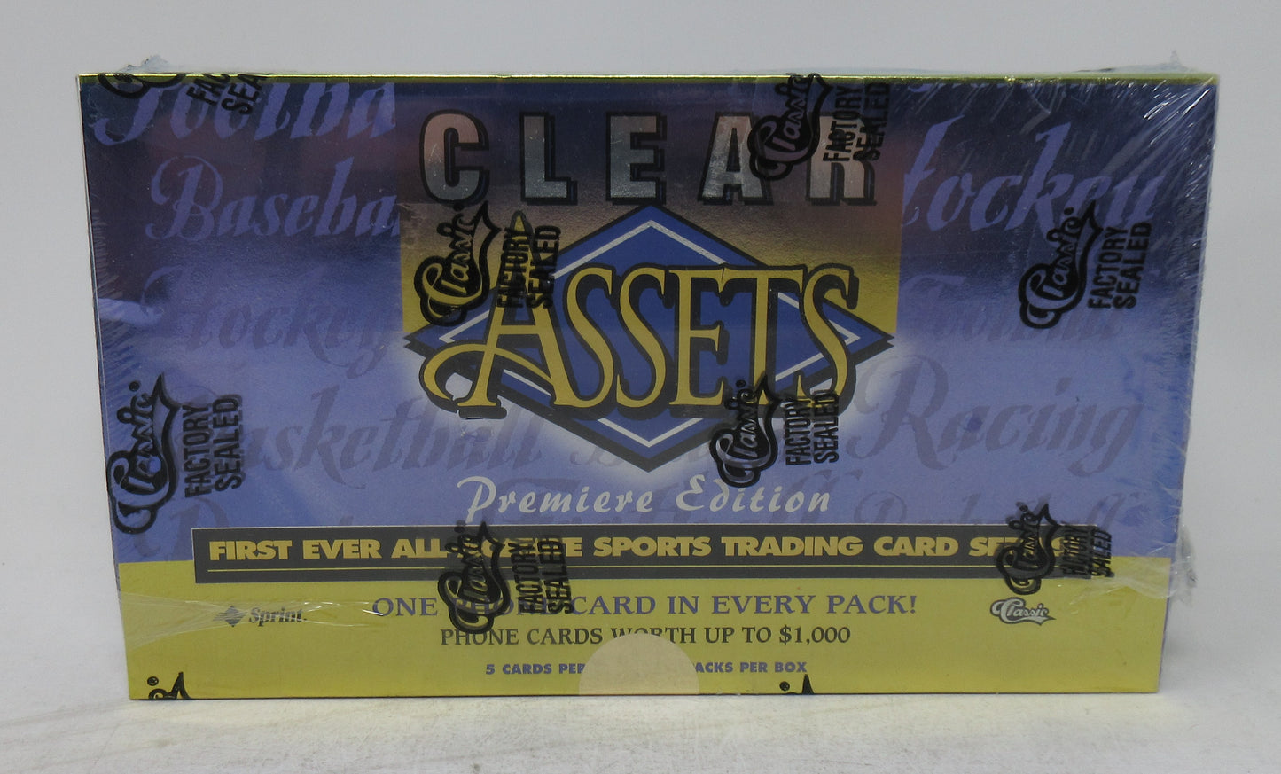 1996 Classic Assets Clear All Sport Box (18/5)