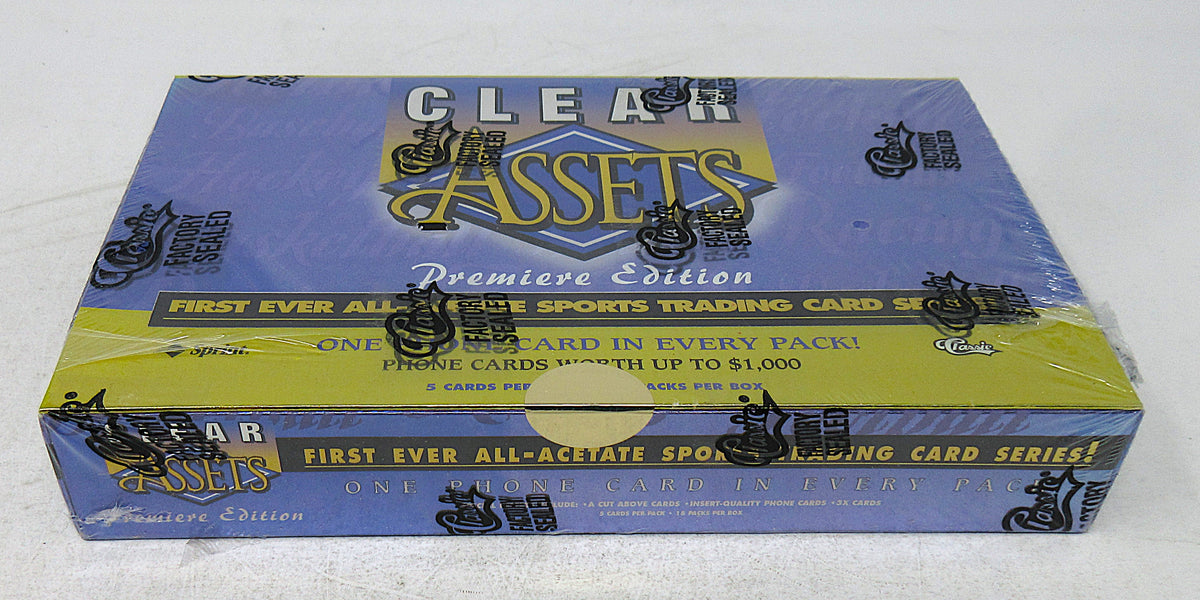1996 Classic Assets Clear All Sport Box (18/5)