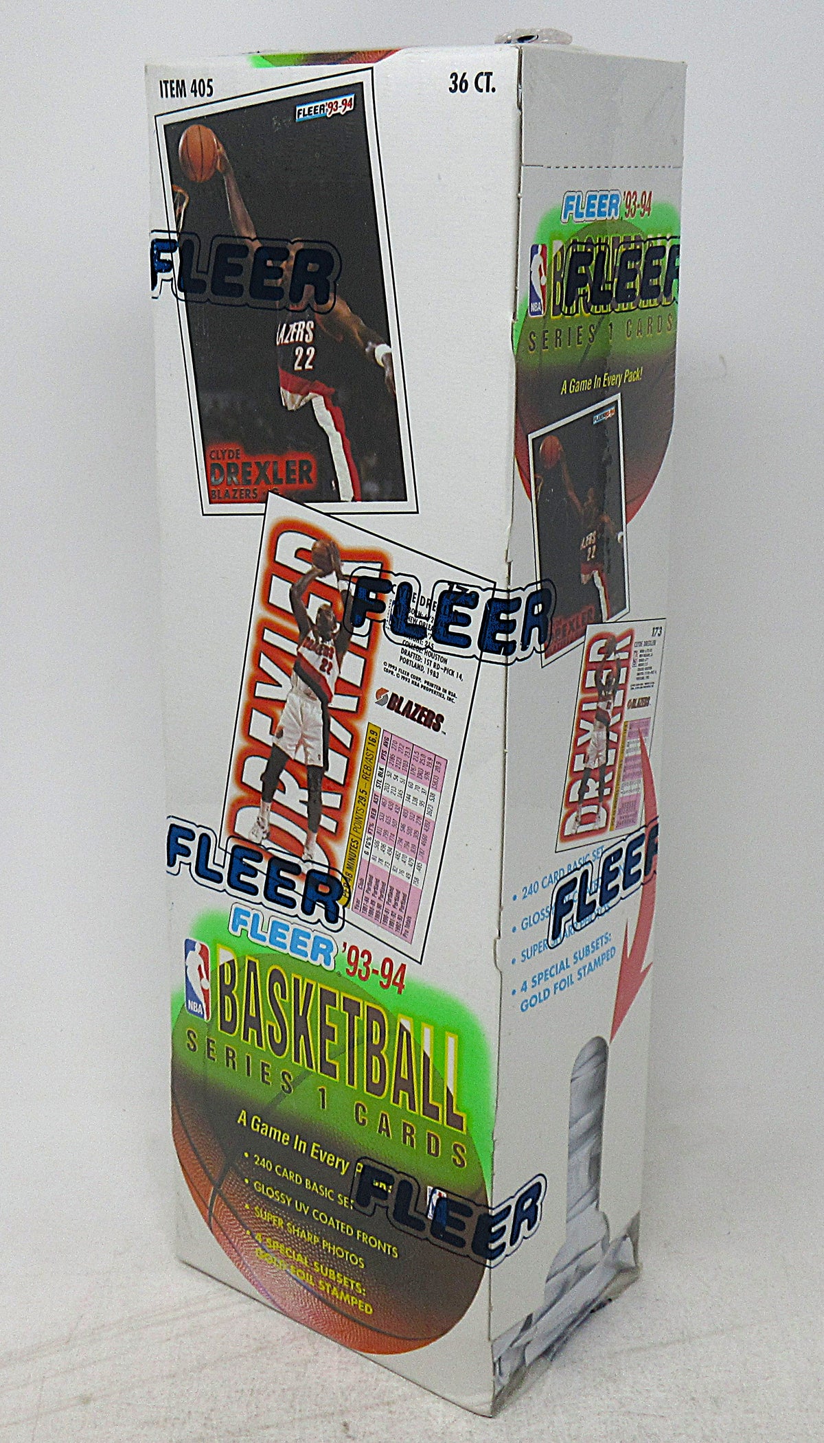 1993/94 Fleer Basketball Series 1 Box (Gravity) (36/17)