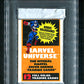 1990 Impel Marvel Universe Unopened Series 1 Pack Captain America PSA 9 *1469
