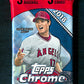 2018 Topps Chrome Baseball Unopened Value Pack (3/4 + 3)
