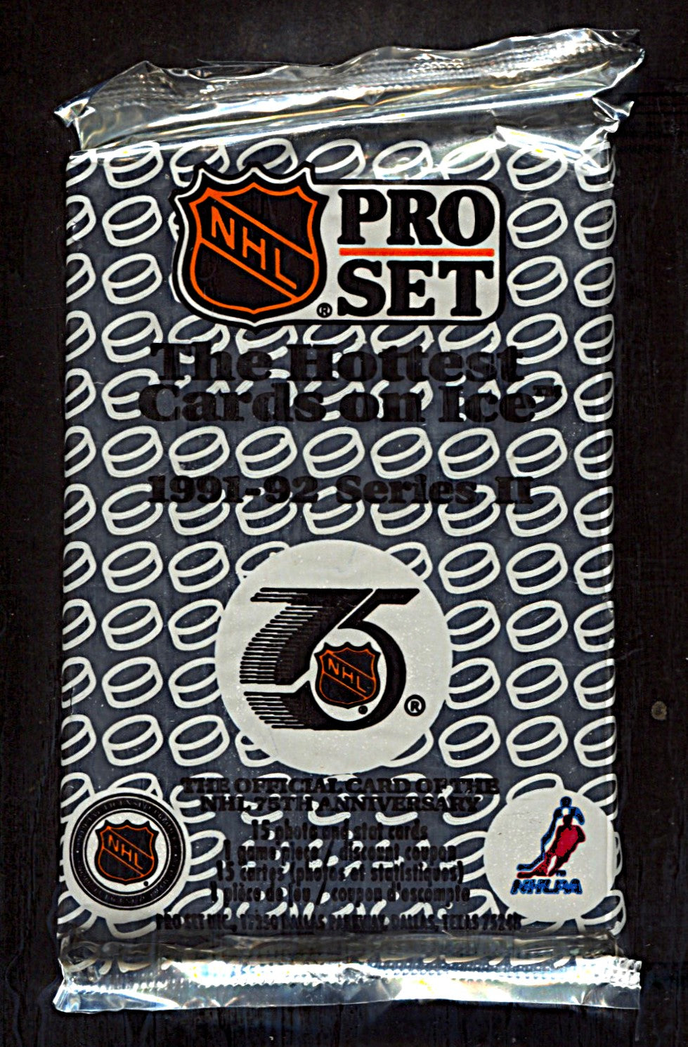 1991/92 Pro Set Hockey Unopened Series 2 Pack (Bi-Lingual) (15)