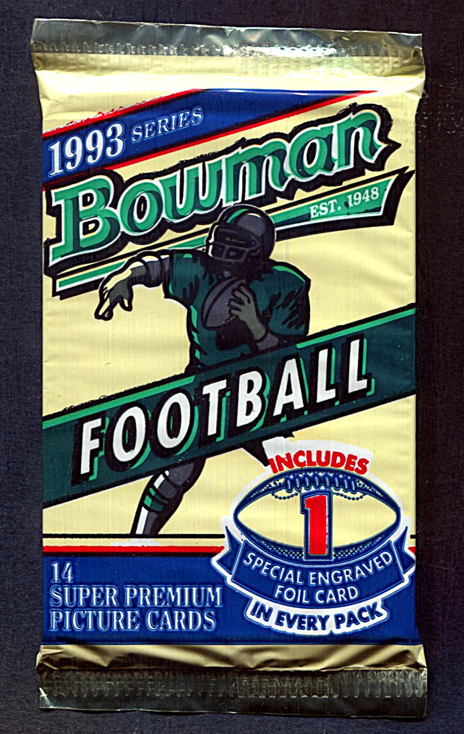 1993 Bowman Football Unopened Pack (14)