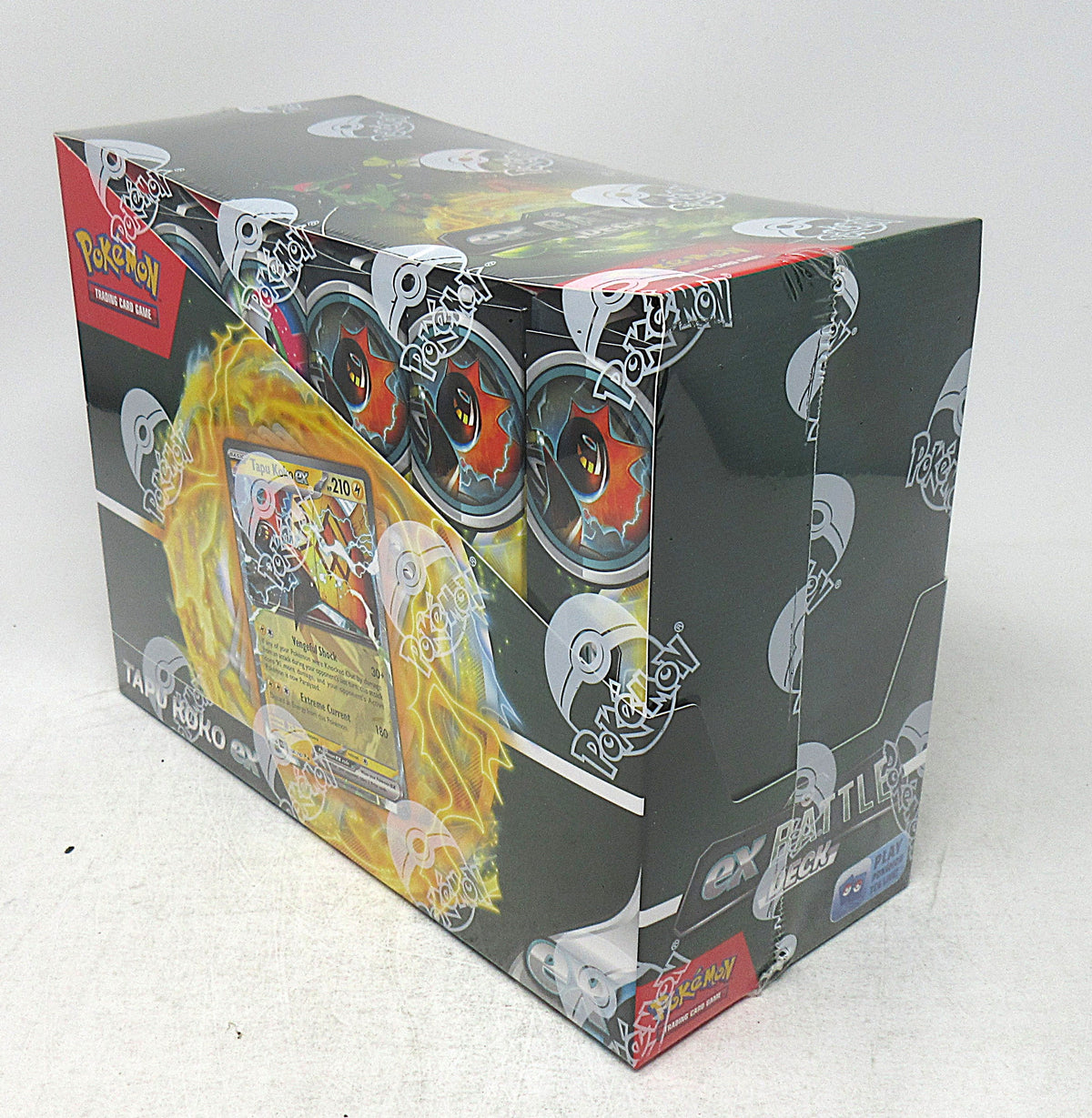 Pokemon EX Battle Deck Display Box (Tapu Koko & Iron Leaves) (6 Decks)  (290-86778)
