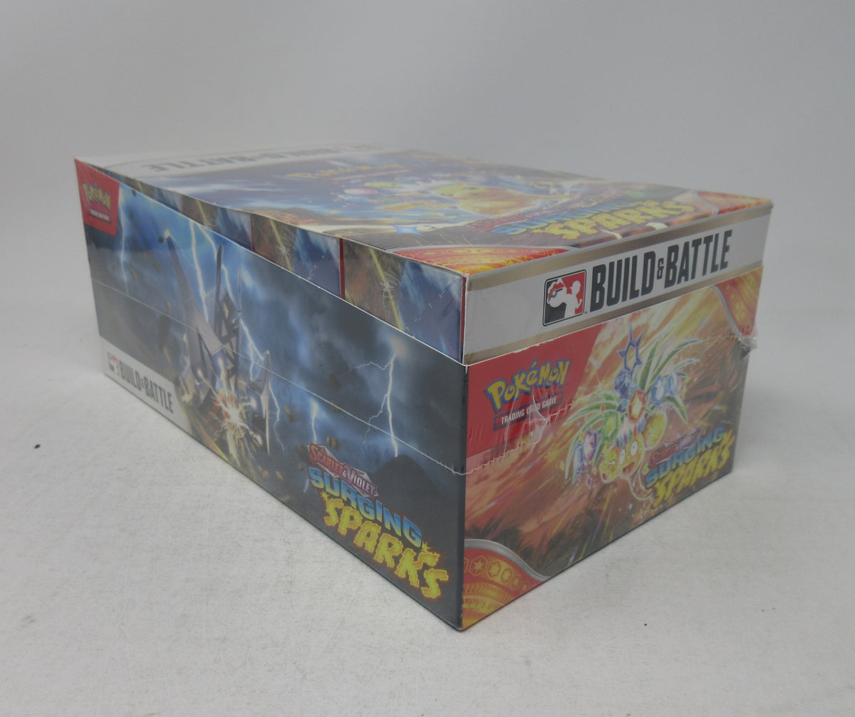 Pokemon Scarlet & Violet Surging Sparks Build & Battle Box Case (10 Box) (191-86957)
