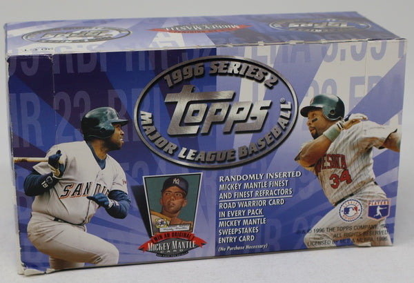 1996 Topps Baseball Series 2 Jumbo Box (Retail) (20/17) – Baseball