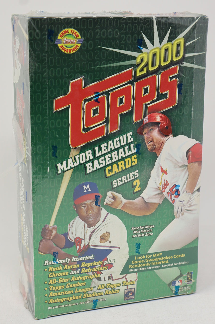 2000 Topps Baseball Series 2 Jumbo Box (HTA) (12/40)