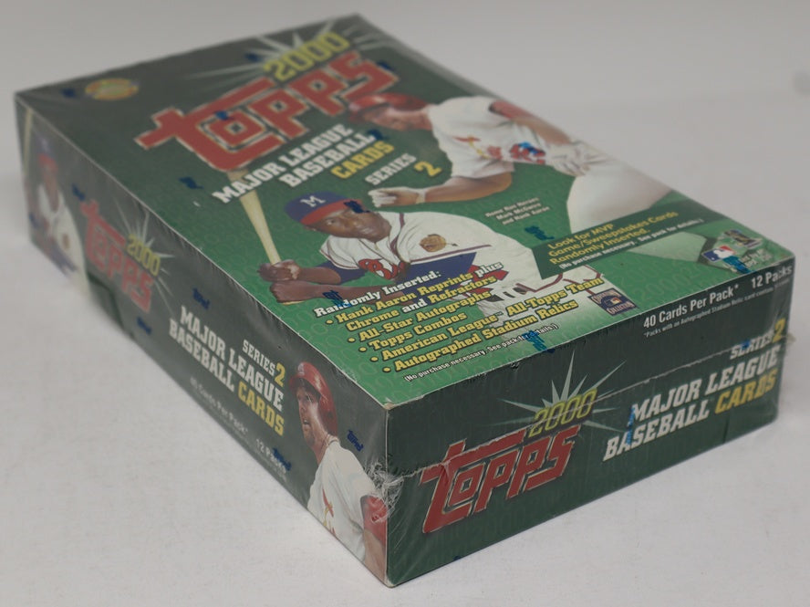 2000 Topps Baseball Series 2 Jumbo Box (HTA) (12/40)