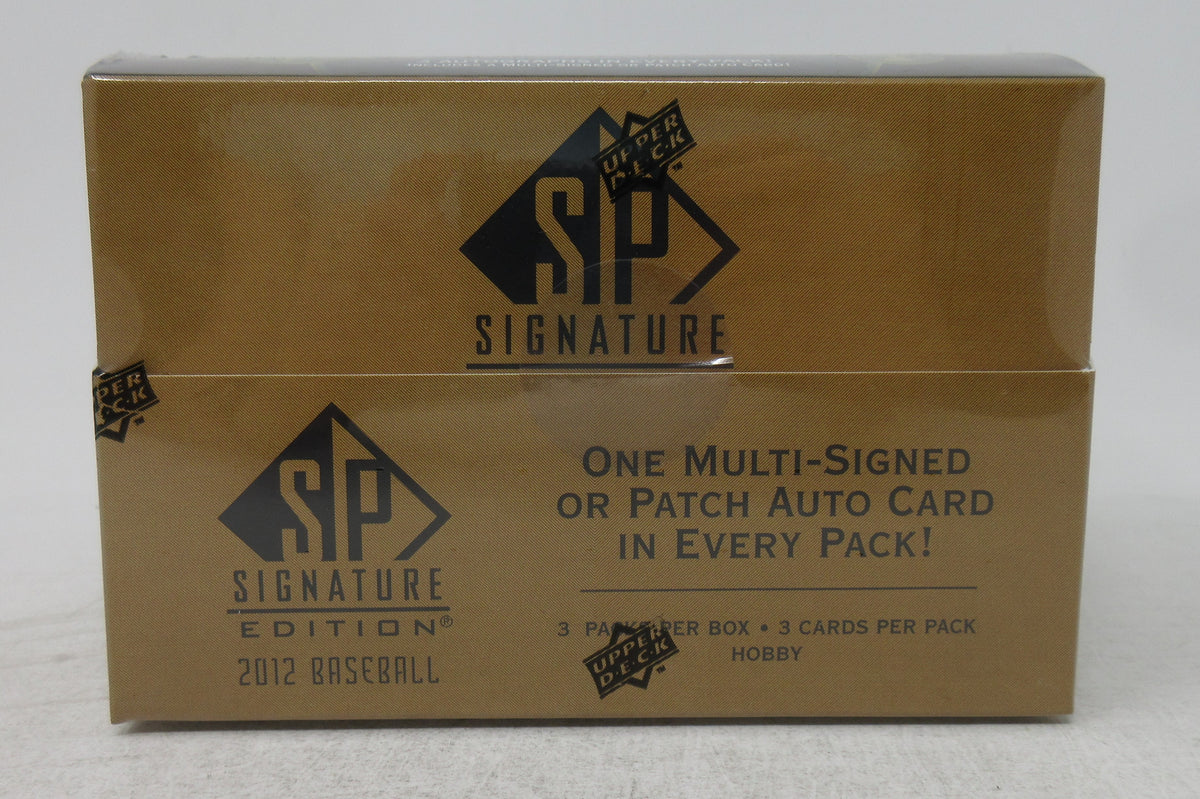 2012 Upper Deck SP Signature Edition Baseball Box (Hobby) (3/3)