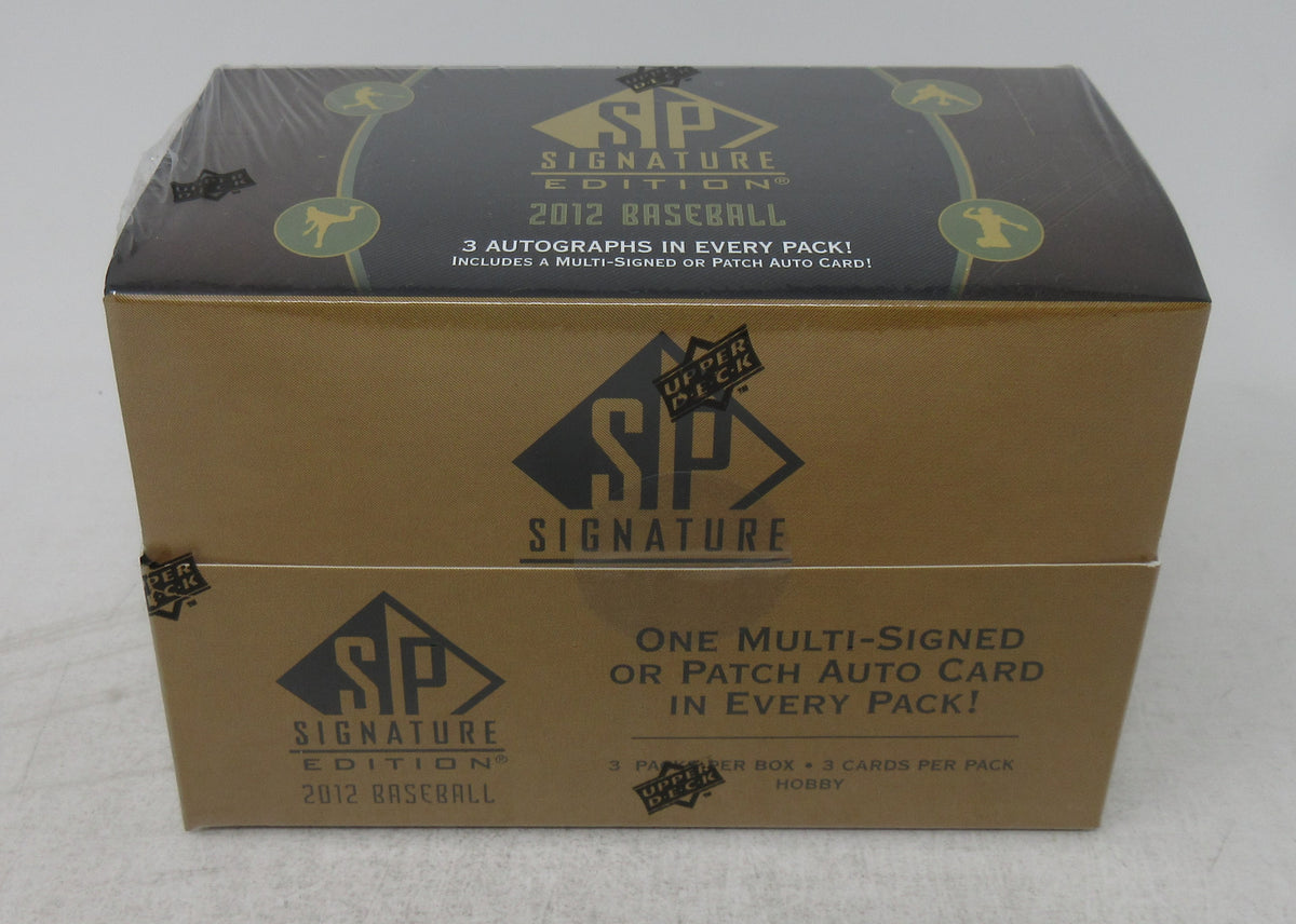 2012 Upper Deck SP Signature Edition Baseball Box (Hobby) (3/3)