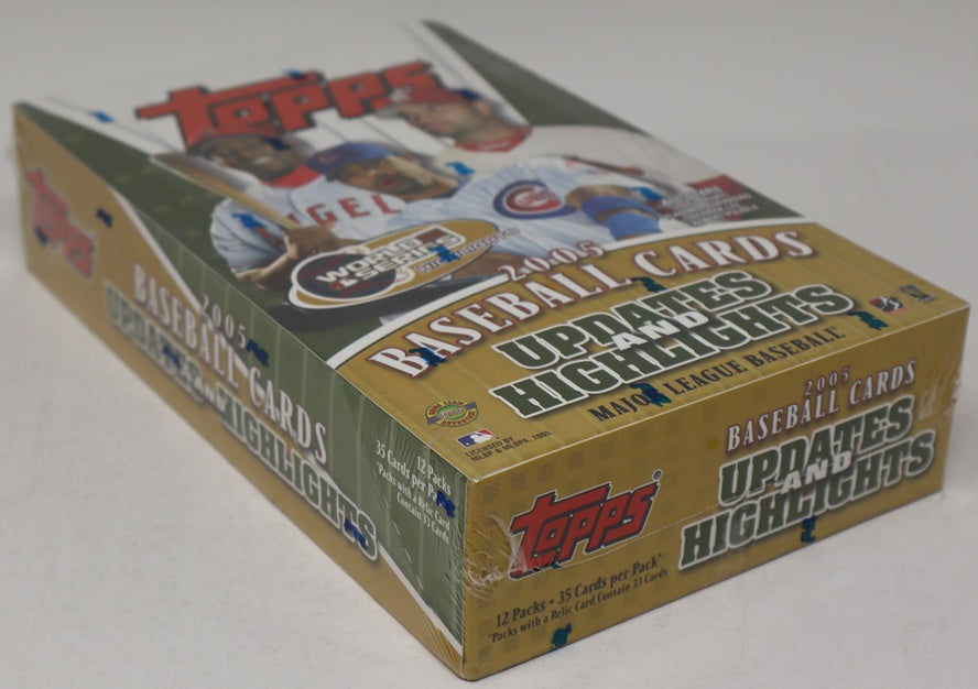 2005 Topps Baseball Updates and Highlights Jumbo Box (HTA) (12/35)