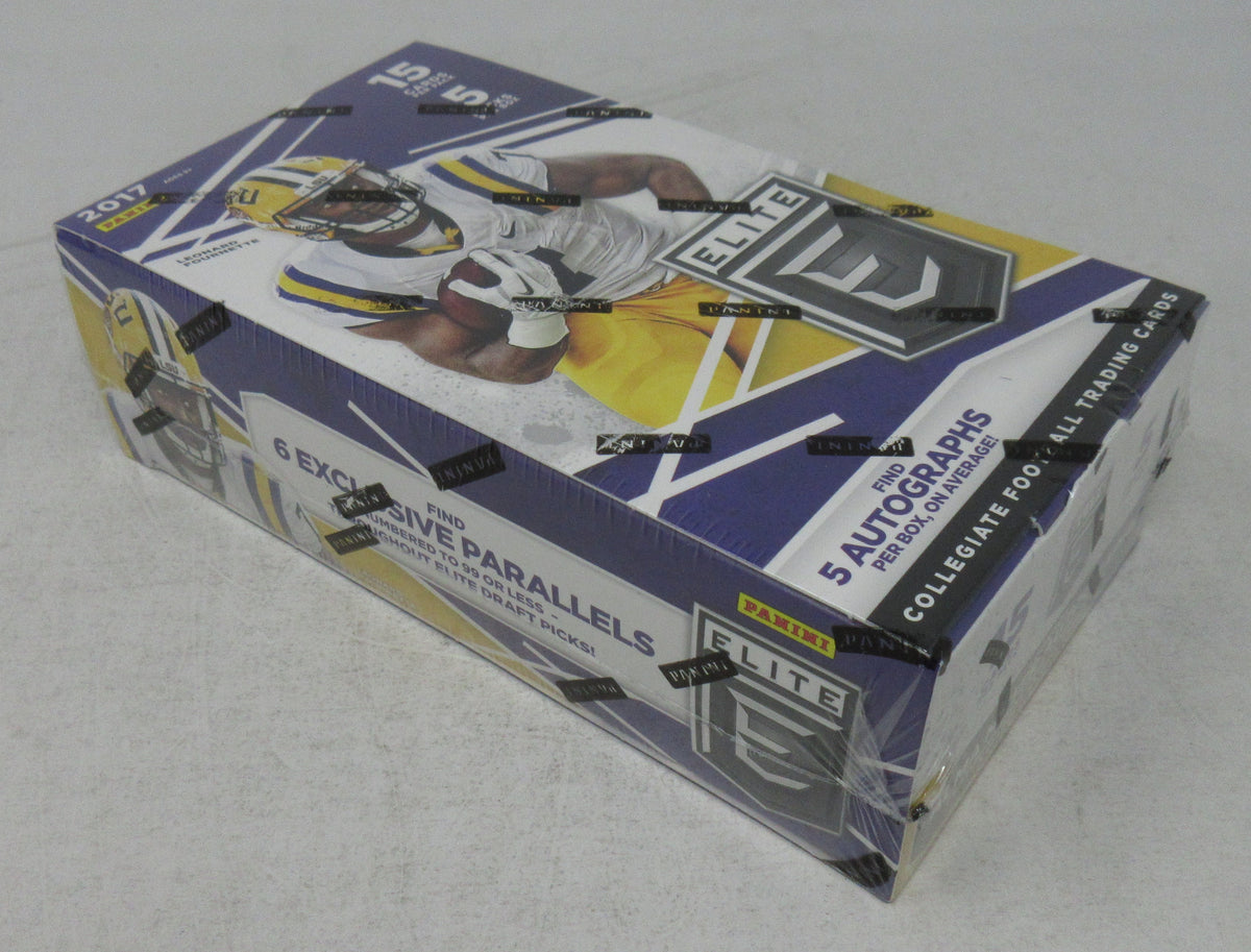 2017 Panini Elite Draft Picks Collegiate Football Box (Hobby) (5/15)