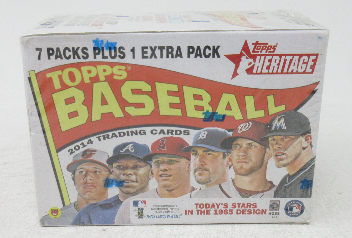 2014 Topps Heritage Baseball Blaster Box (8/9) (Walmart)