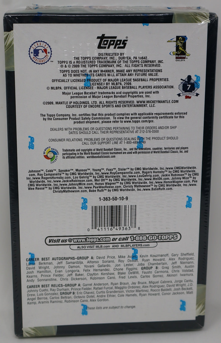 2009 Topps Baseball Series 2 Box (Hobby) (36/10)