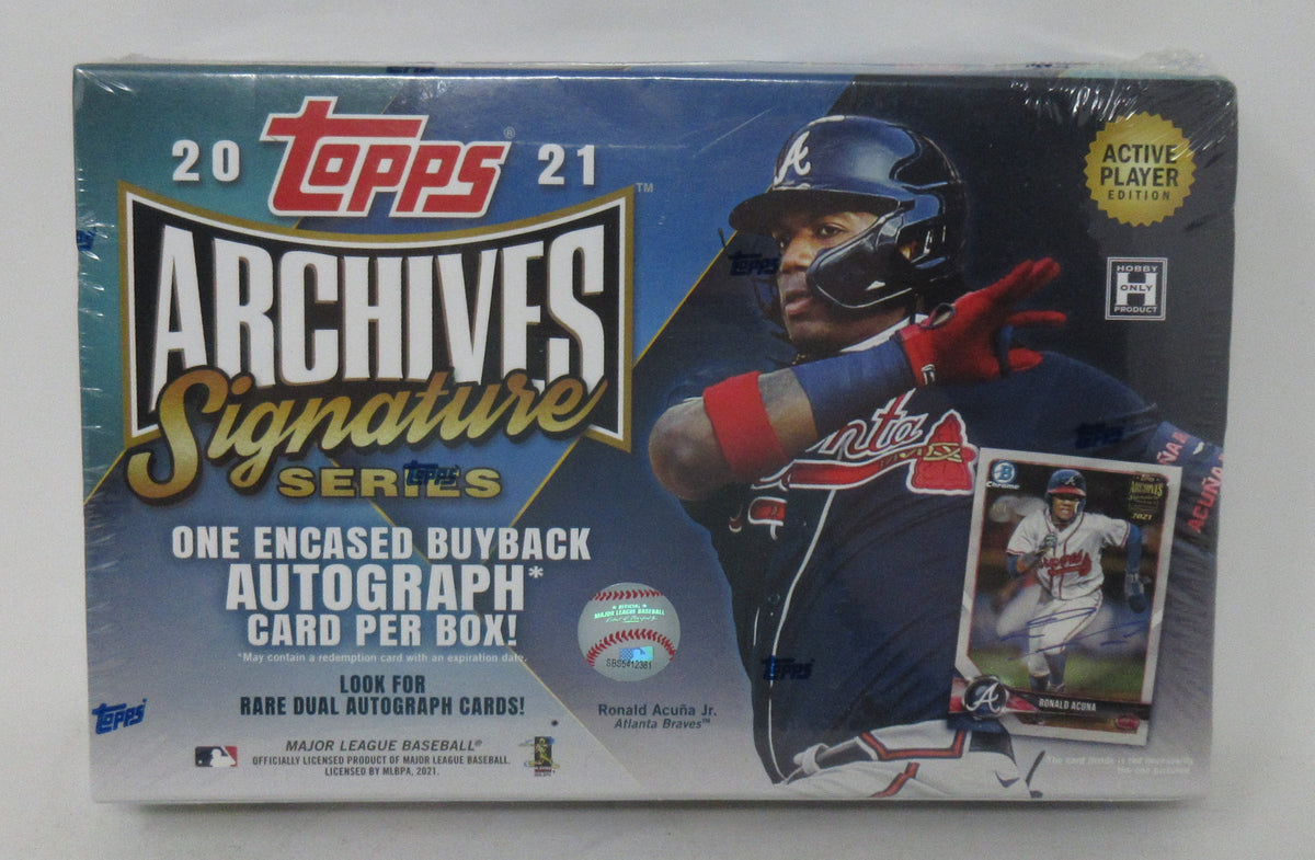 2021 Topps Archives Signature Series Baseball Box (Active Player) (Hobby)