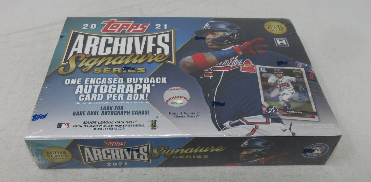 2021 Topps Archives Signature Series Baseball Box (Active Player) (Hobby)