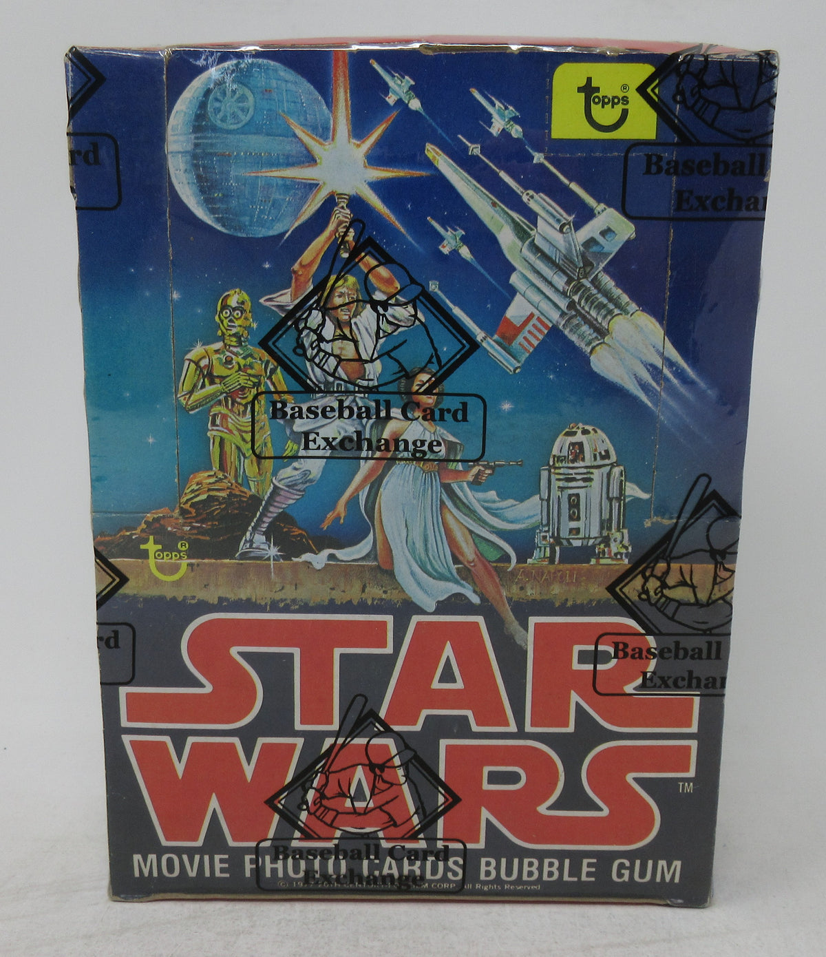 1977 Topps Star Wars Unopened Series 2 Wax Box (French) (BBCE) (A17578)