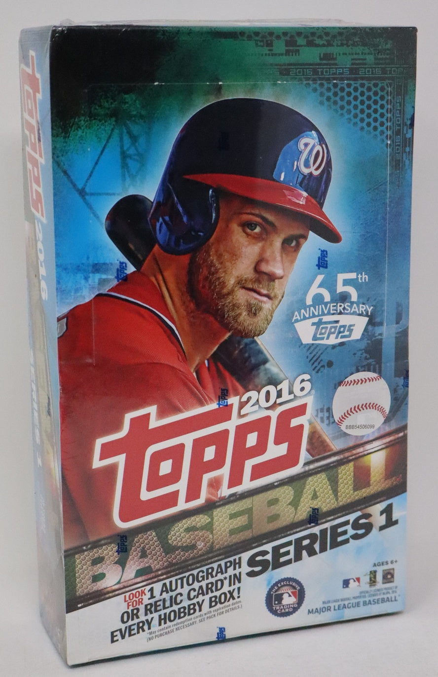 2016 Topps Baseball Series 1 Box (Hobby) (36/10)