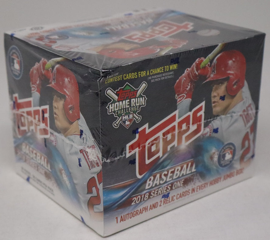 2018 Topps Baseball Series 1 Jumbo Box (Hobby) (10/50)